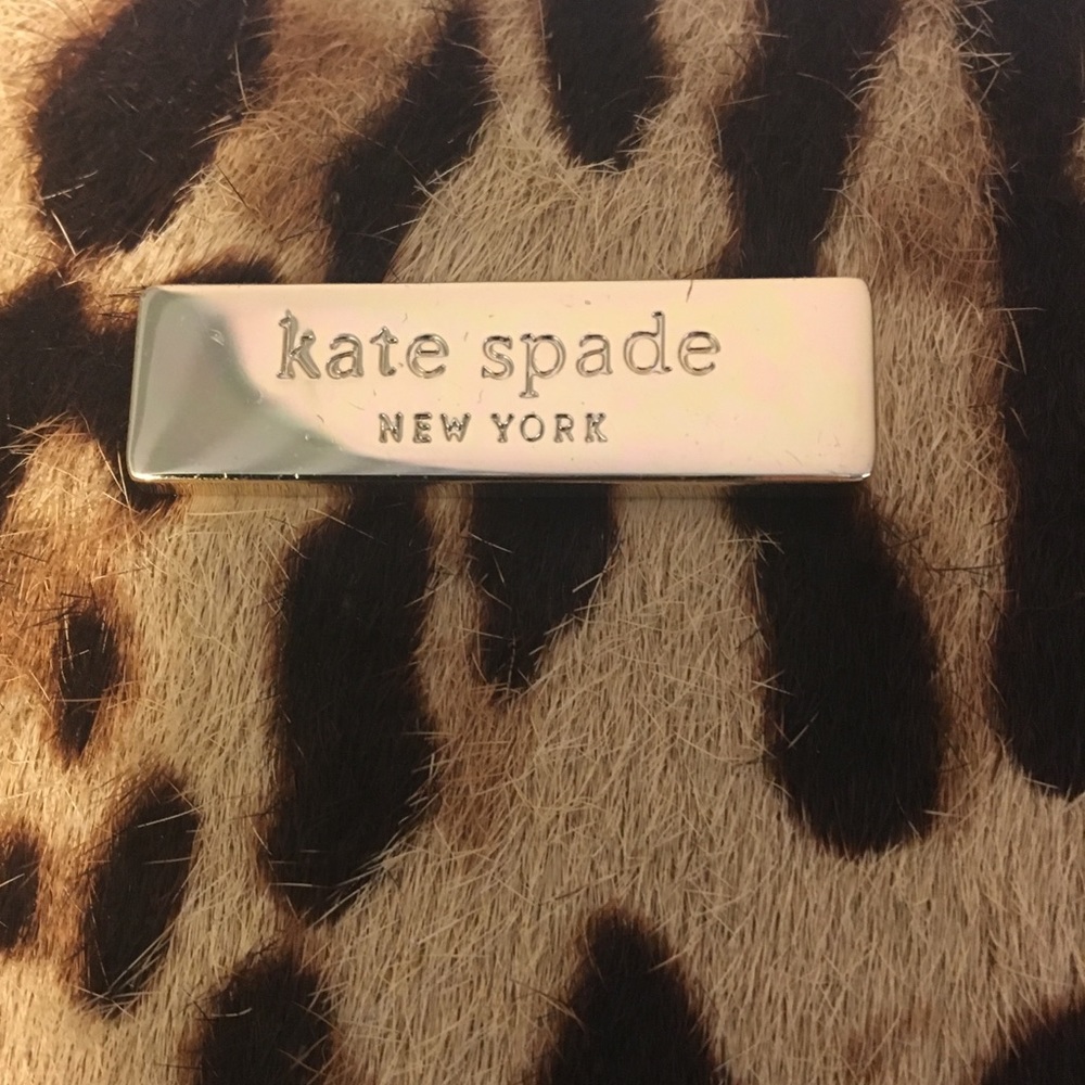 Kate Spade calf hair leopard purse/satchel